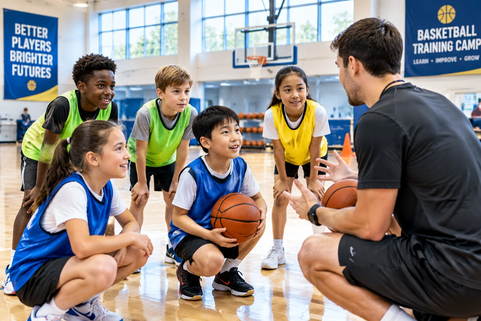 Camp de l'école de basket NBA